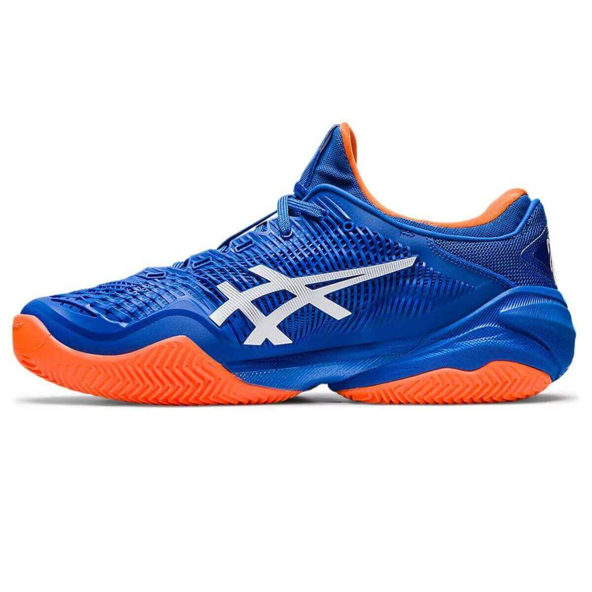 Asics Court FF 3 Novak Tennis Shoes (Tuna Blue/White) - Image 4