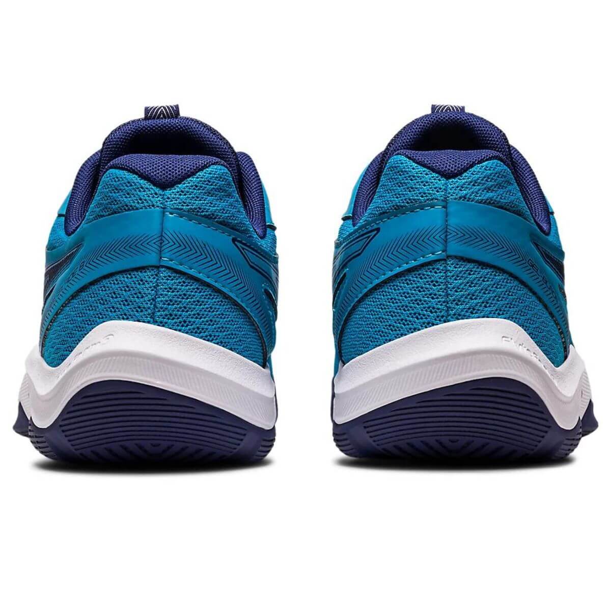 Asics Gel Blade 8 Badminton Shoes ( Island Blue/Indigo Blue) - Image 3