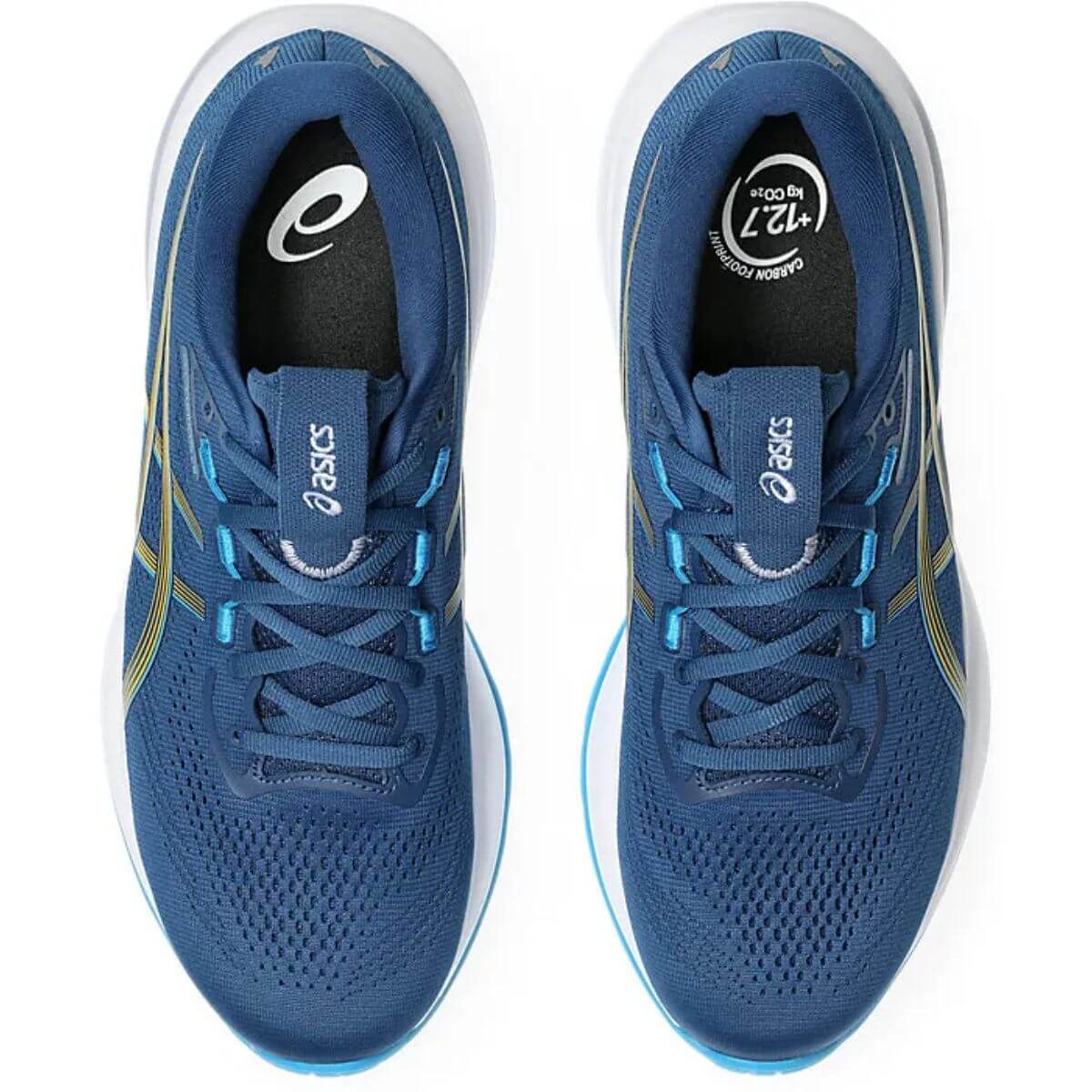 Asics Gel-Cumulus 28 Running Shoes (TWILIGHT BLUE/YAMABUKI) - Image 7