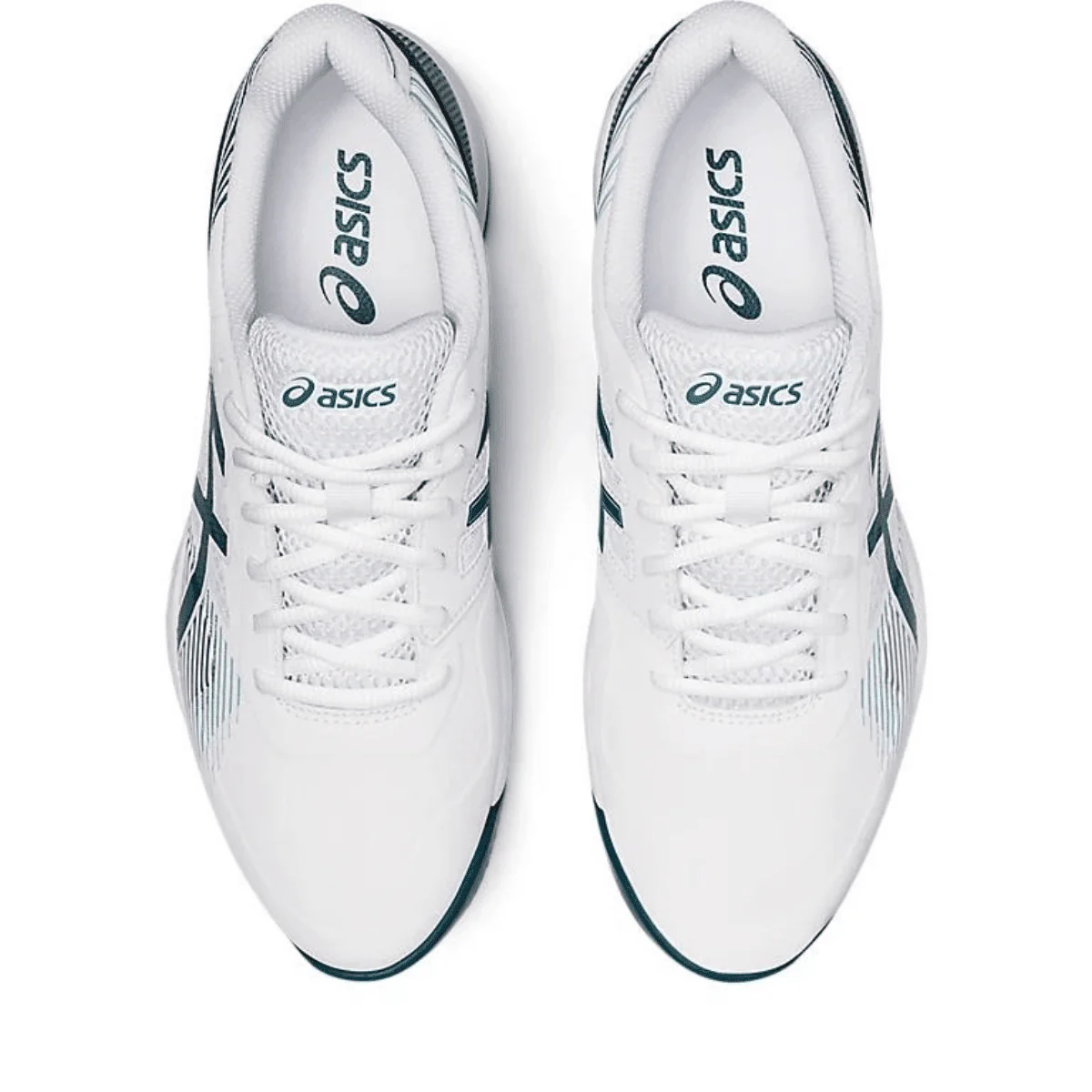 Asics gel-game 8 tennis shoes (white/velvet pine) - Image 2