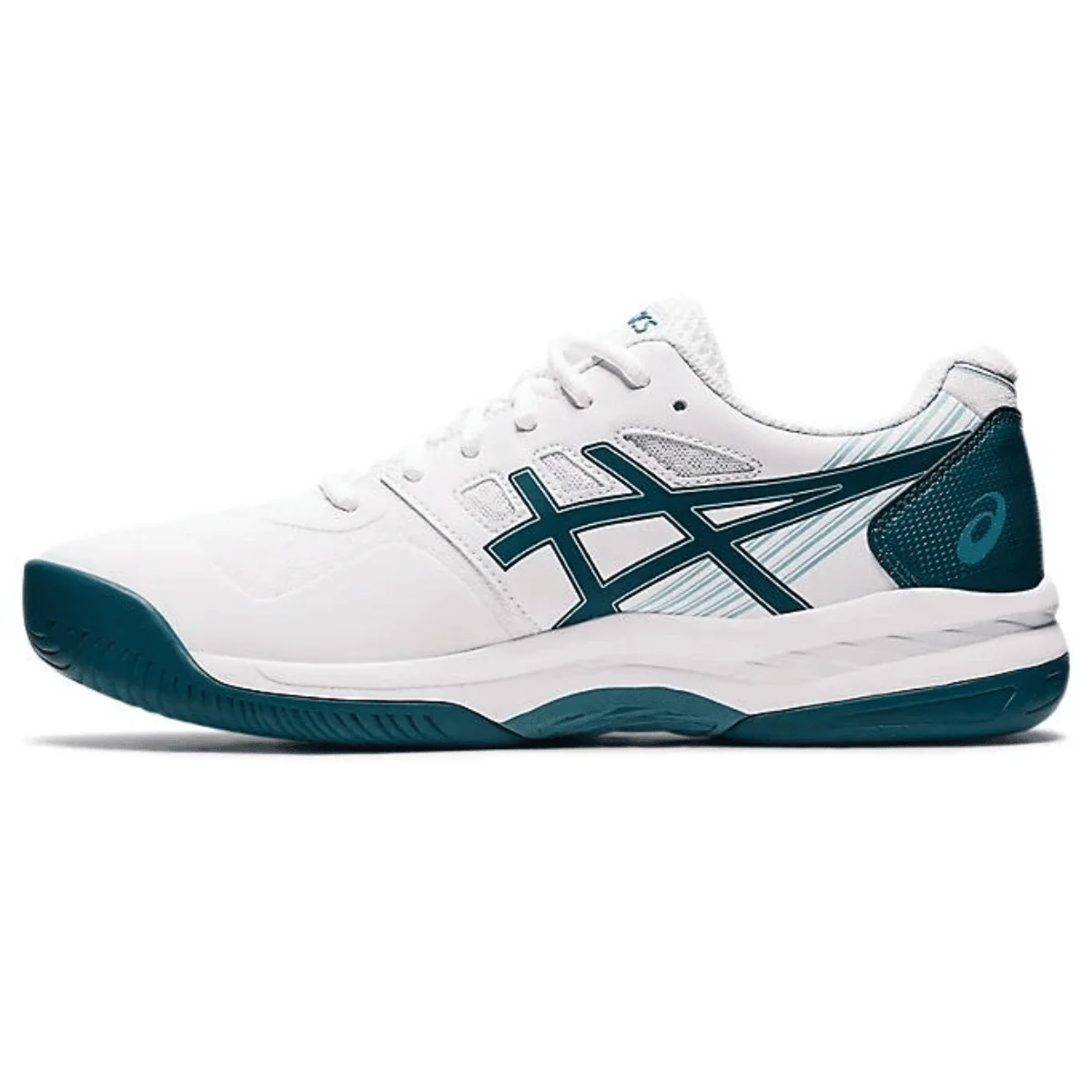 Asics gel-game 8 tennis shoes (white/velvet pine) - Image 4