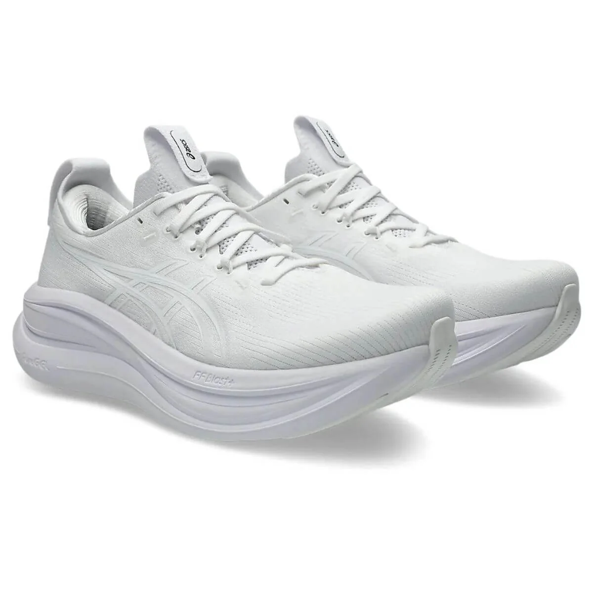 Asics Gel-Nimbus 28 Running Shoes (WHITE/WHITE) - Image 3