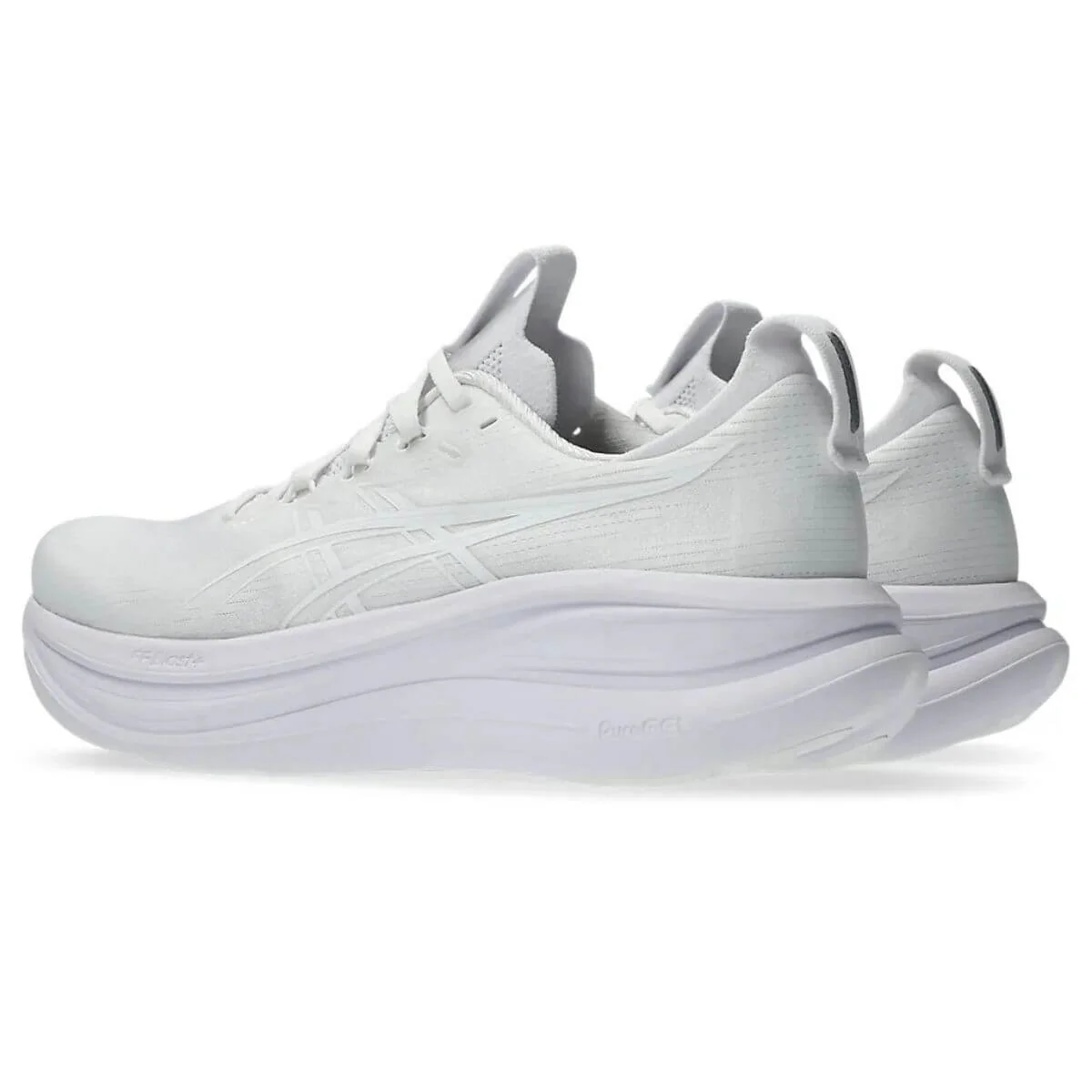 Asics Gel-Nimbus 28 Running Shoes (WHITE/WHITE) - Image 4