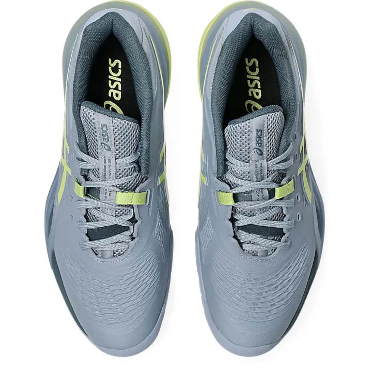 Asics Gel-Resolution X Tennis Shoes (GREY BLUE/PISTACHIO) - Image 7
