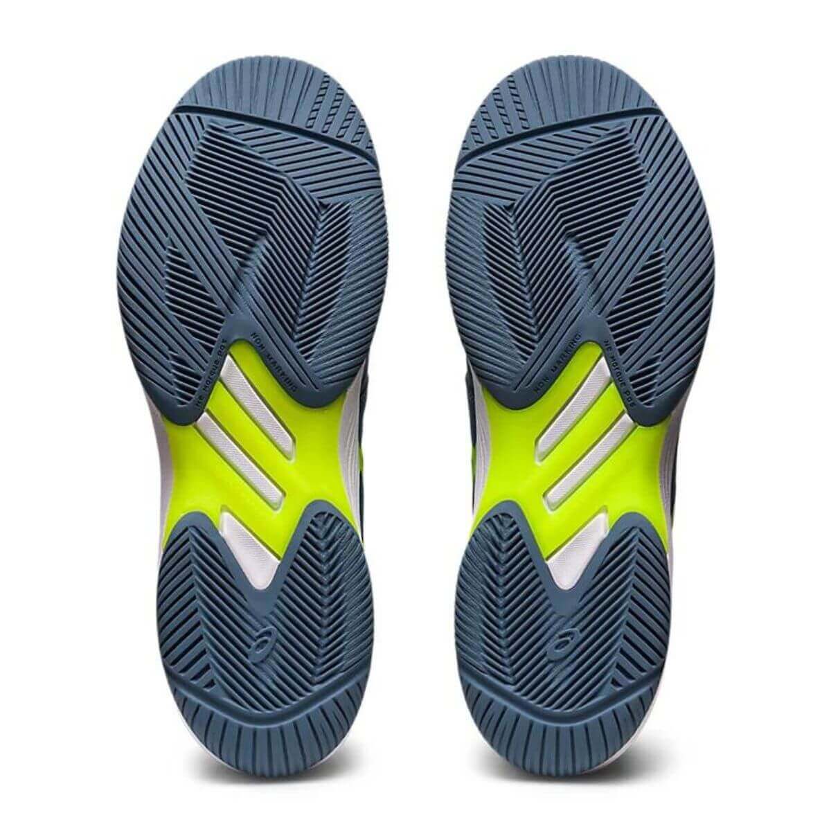 Asics Solution Swift FF Tennis Shoes (Steel Blue/Hazard Green) - Image 5