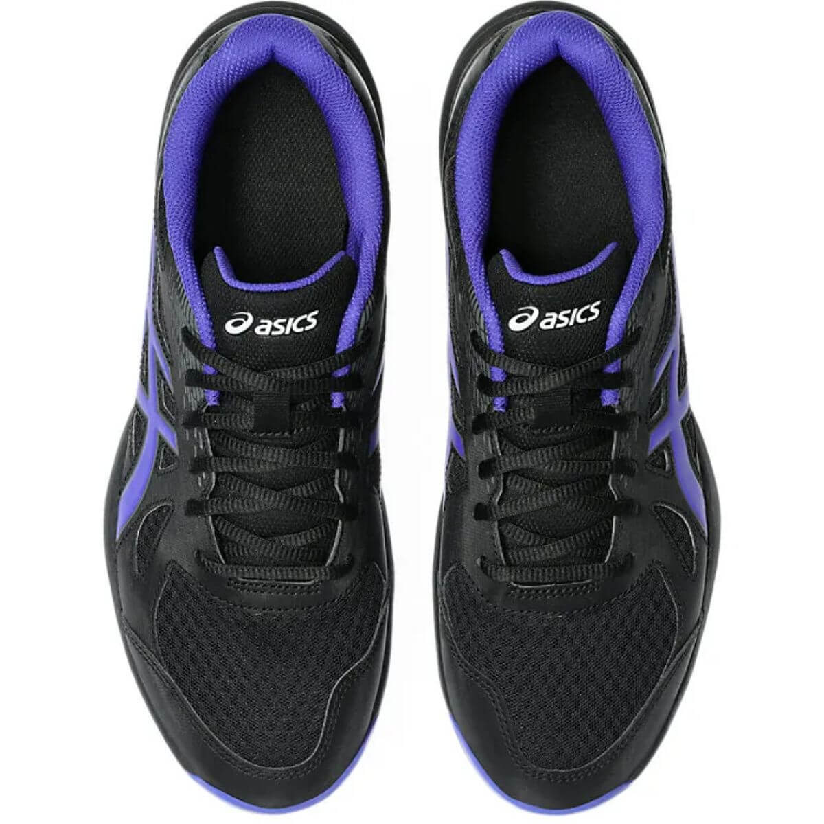 Asics Upcourt 6 Badminton Shoes (BLACK/COBALT BURST) - Image 7