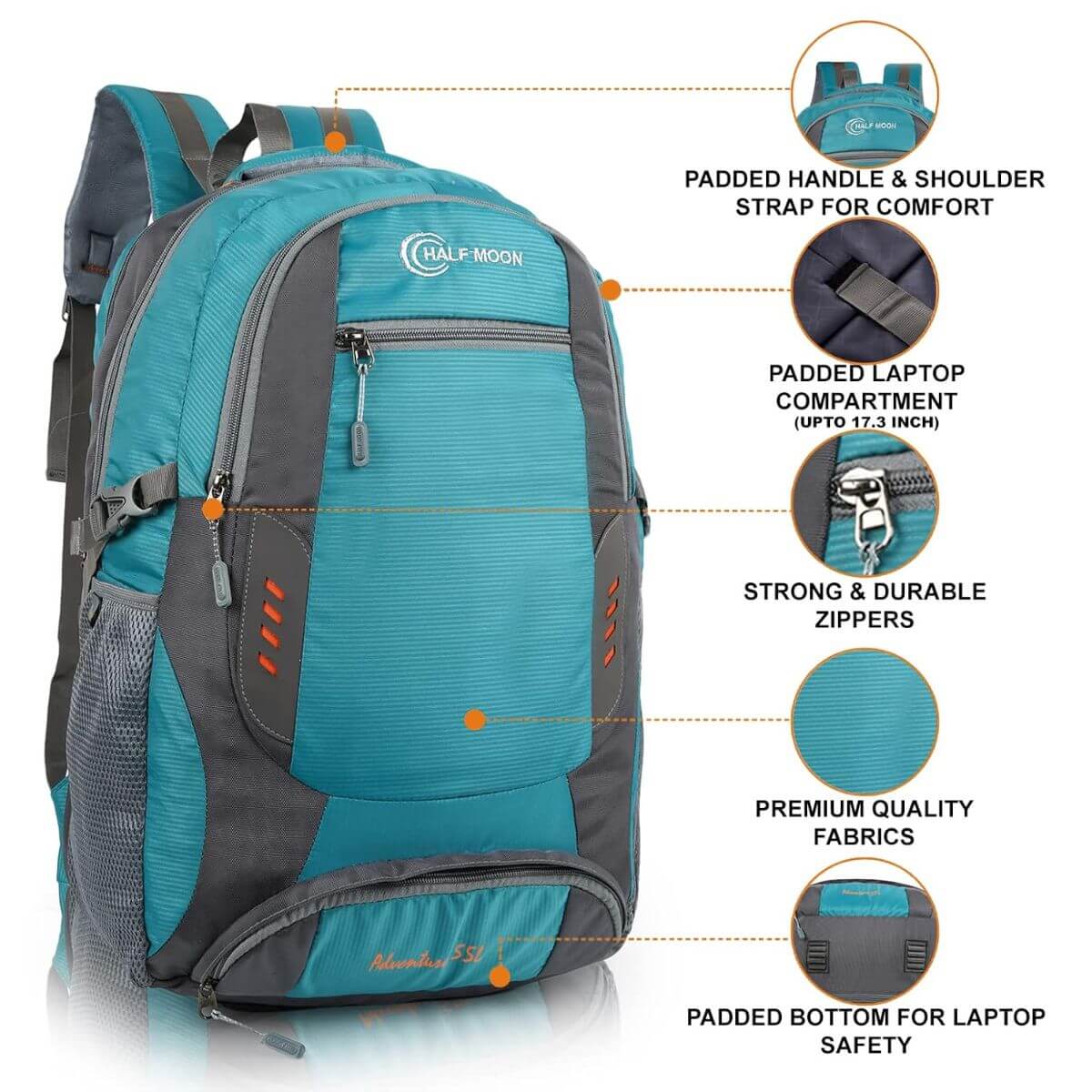 Half Moon Rucksack/Trekking Bag - Image 3