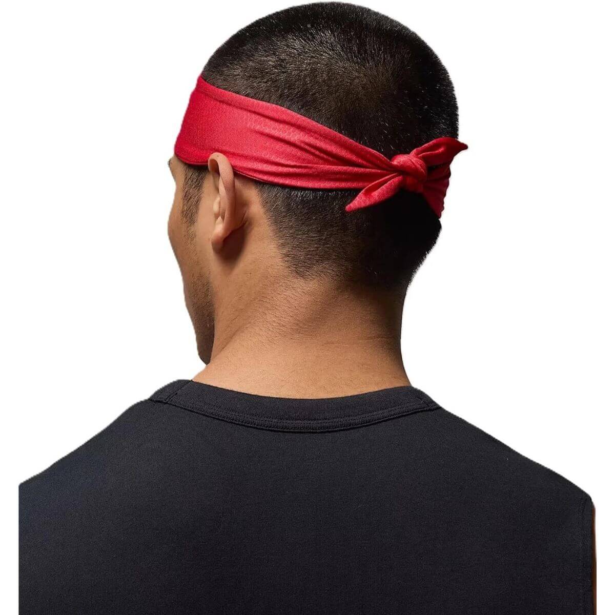 Jordan Dri-Fit Performance Sport Adjustable Headband (Gym Red/Black) - Image 3