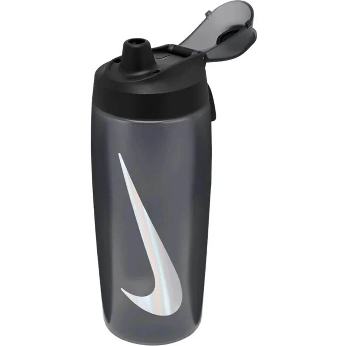 Nike Refuel Bottle With Locking Lid-18 OZ (Anthracite/Black/Silver) - Image 2