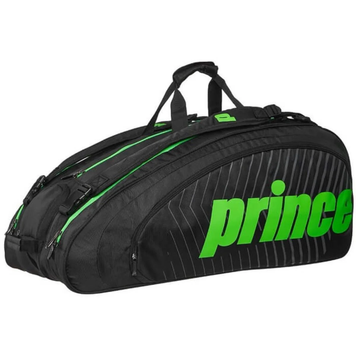 Prince Tour Challenger Tennis Kitbag (Red & Green) - Image 3