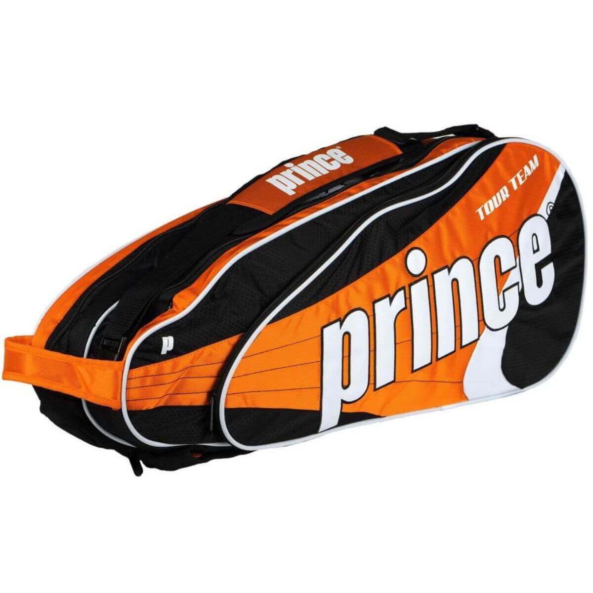 Prince Tour Team 6 Pack Tennis Kitbag (Orange/Black)