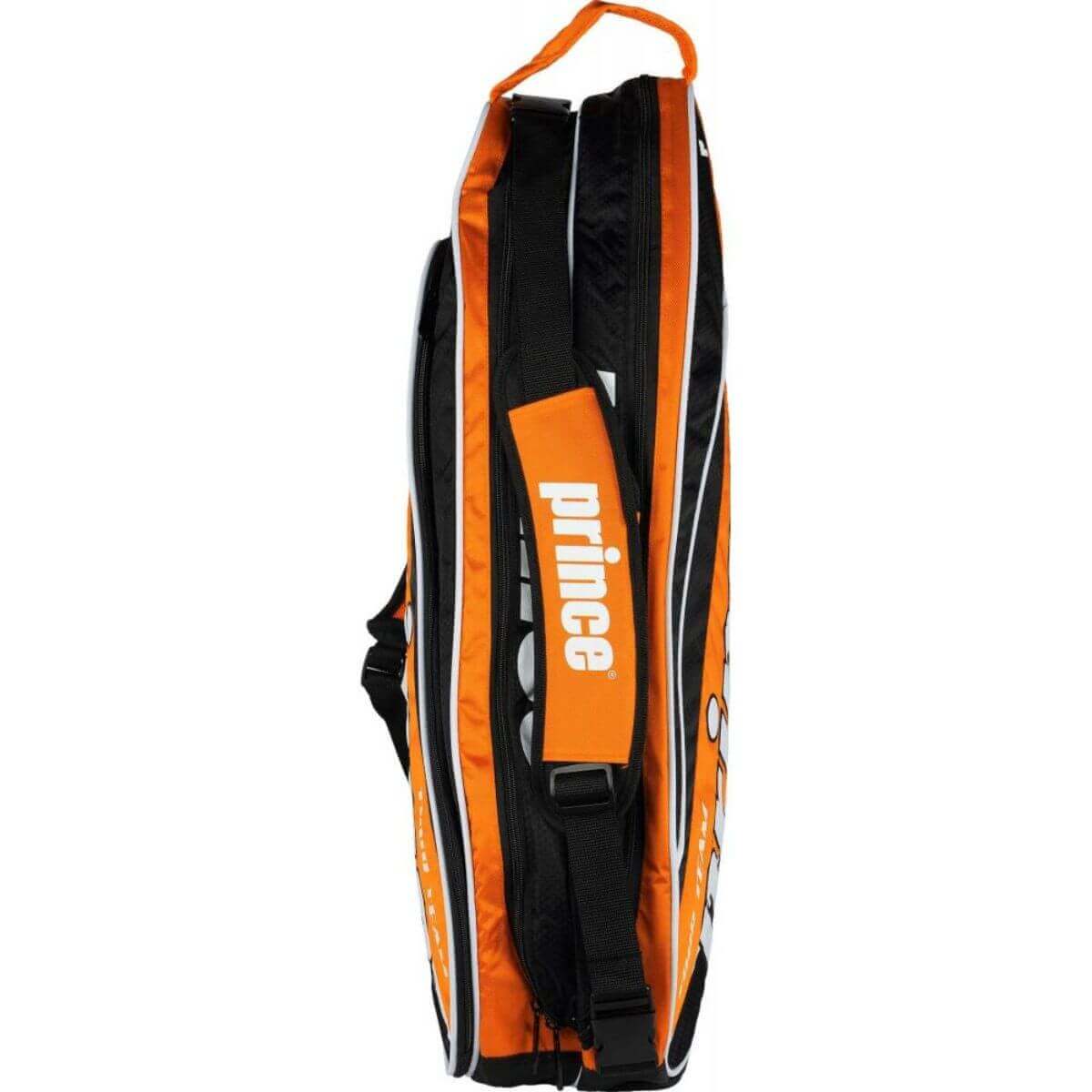 Prince Tour Team 6 Pack Tennis Kitbag (Orange/Black) - Image 4