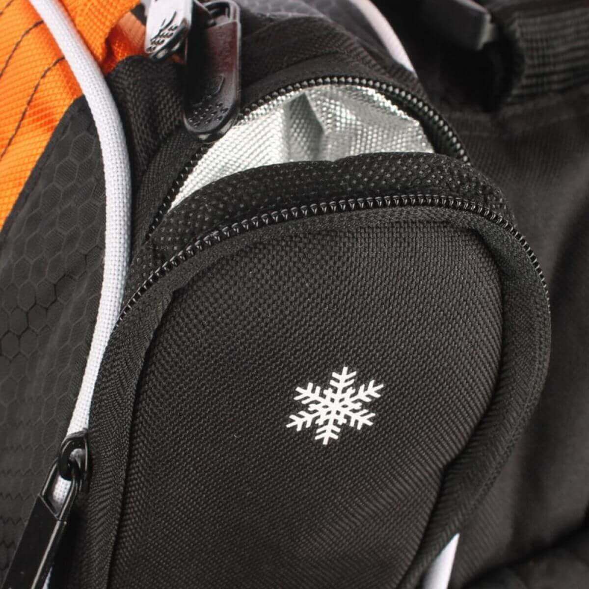 Prince Tour Team 6 Pack Tennis Kitbag (Orange/Black) - Image 5