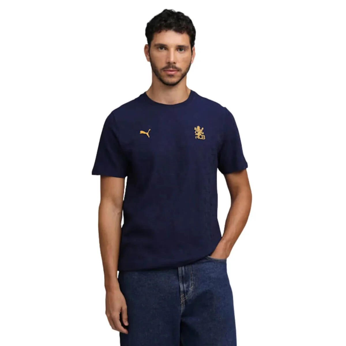 PUMA x RCB Mens Jacquard Tee - Image 7