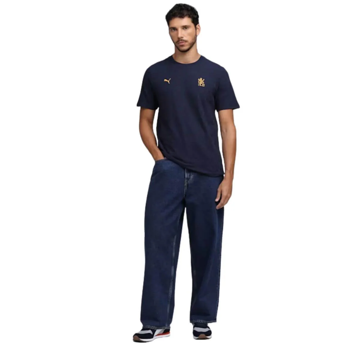 PUMA x RCB Mens Jacquard Tee - Image 8