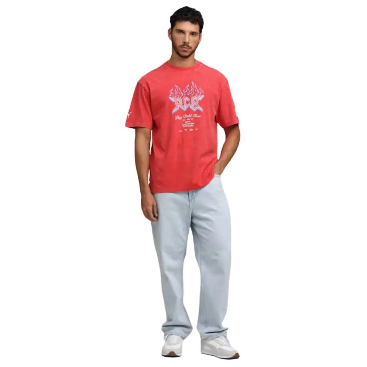 PUMA x RCB Mens Vintage Tee - Image 8