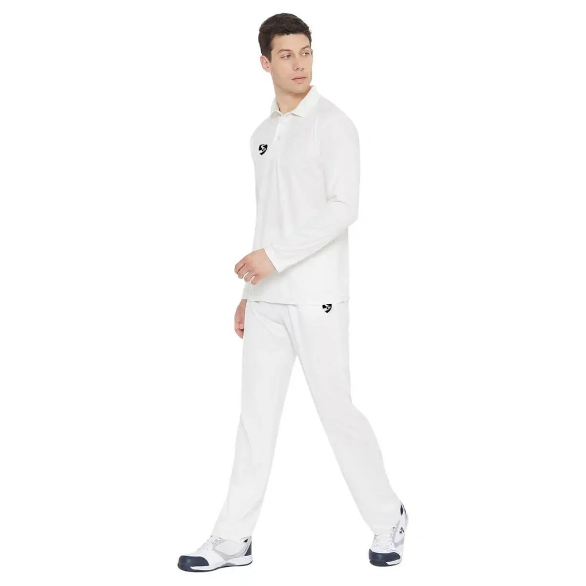 SG Club Senior Full Sleeve Cricket Whites Combo - Image 3