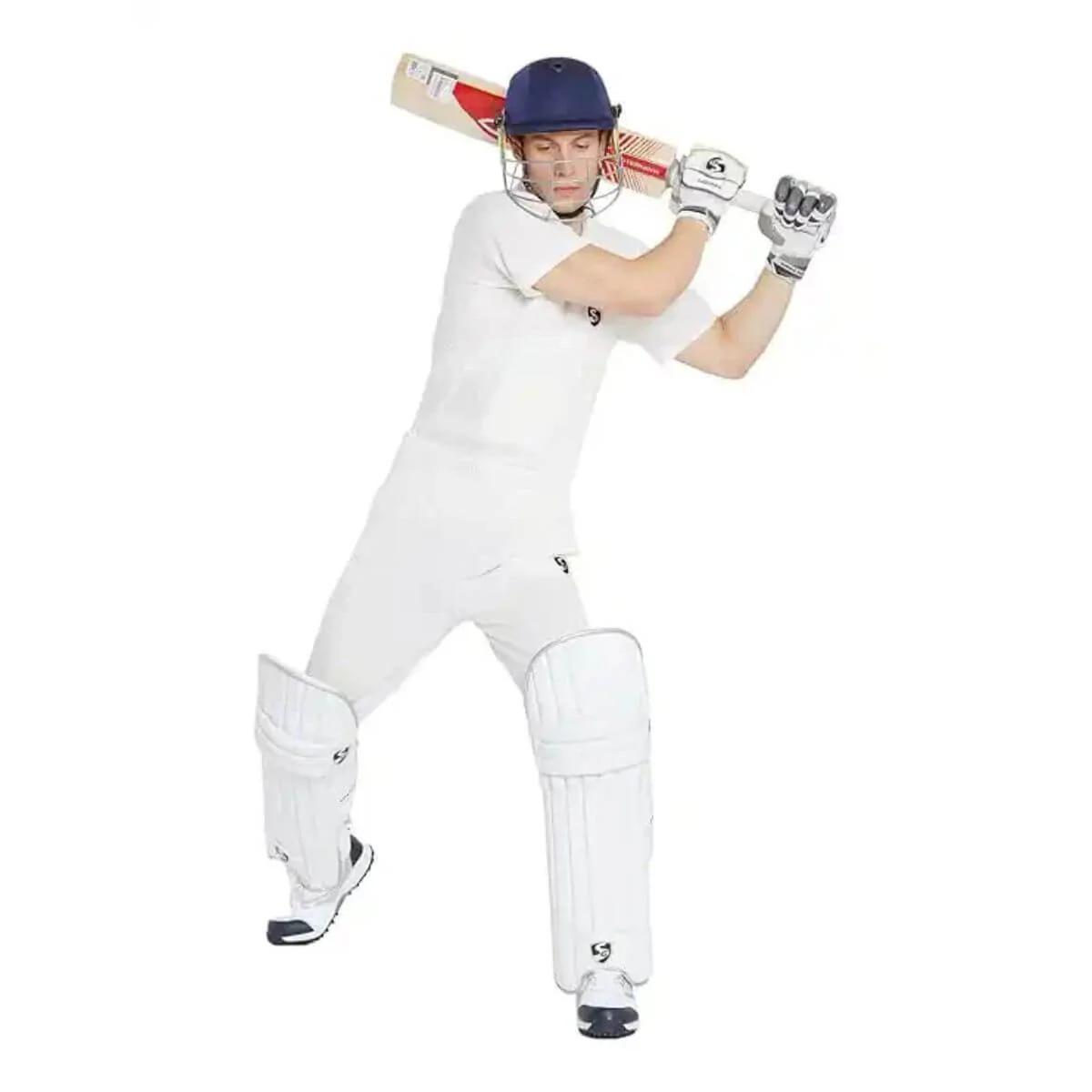 SG Club Junior Half Sleeve Cricket Whites Combo - Image 4