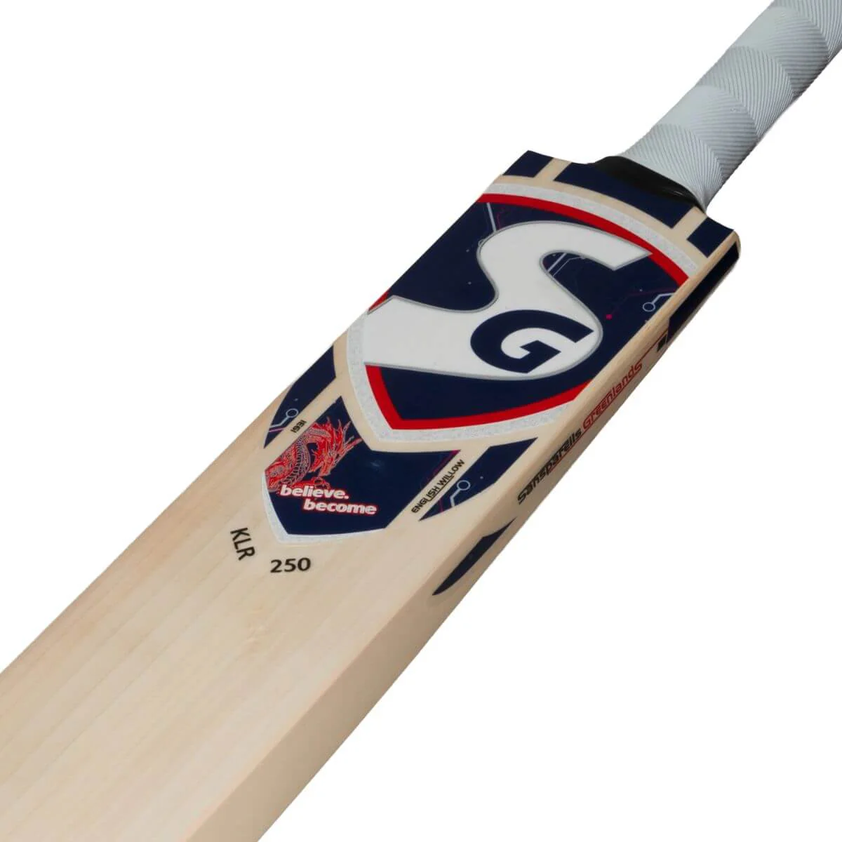 SG KLR 250 English Willow Str8bat Sensor Cricket Bat - Image 7