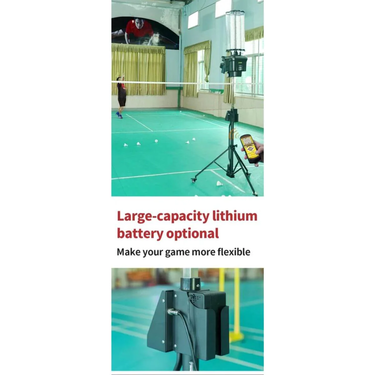 Siboasi B3 Badminton Shuttle Feeding Machine - Image 7