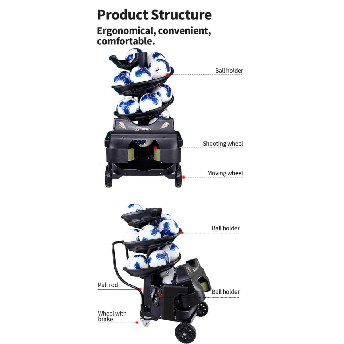 Siboasi F2101 Football Training Machine - Image 3