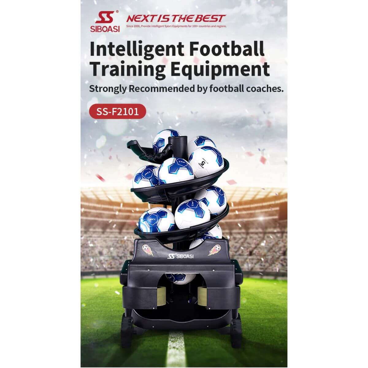 Siboasi F2101 Football Training Machine - Image 4