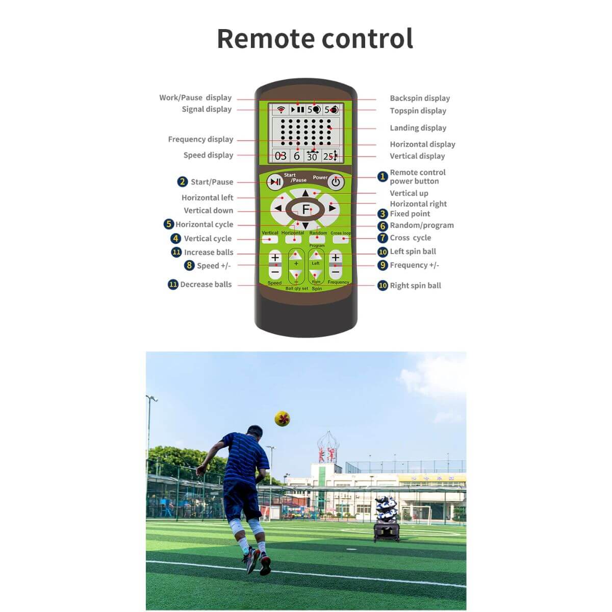 Siboasi F2101 Football Training Machine - Image 5