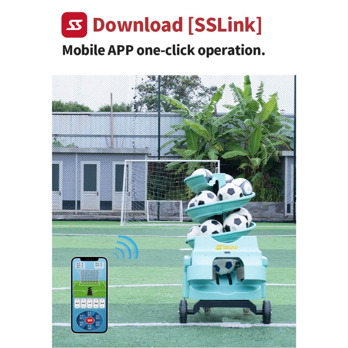 Siboasi F6526 Football Training Machine - Image 4