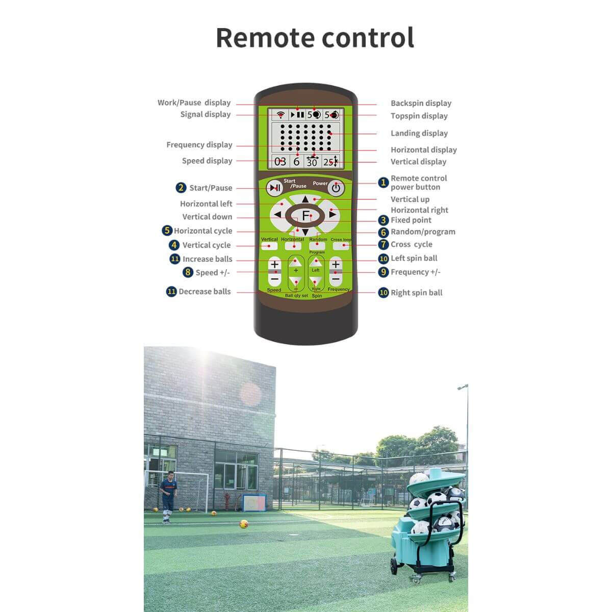 Siboasi F6526 Football Training Machine - Image 8